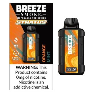 BREEZE STRATUS 15000 ORANGE MINT 5CT